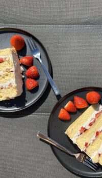 erdbeer-torten stück